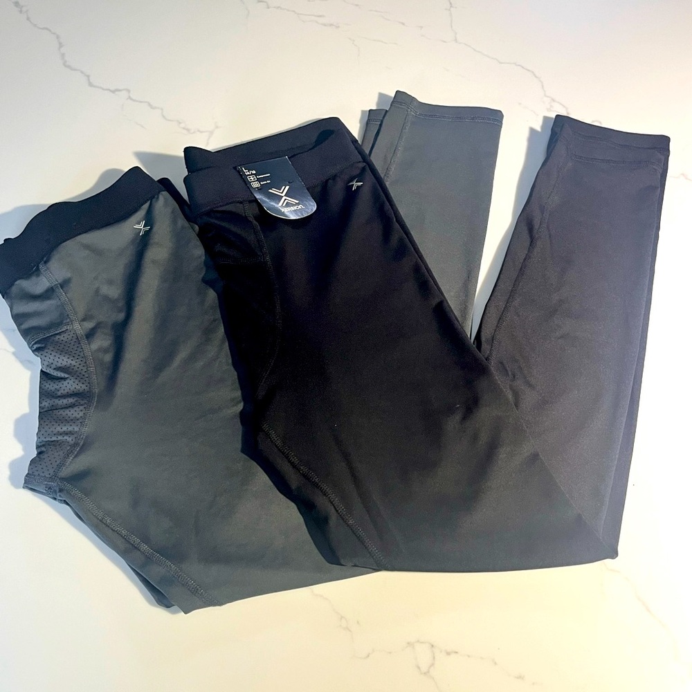 2 - Xersion, Quick-Dri - Boys Compression Athletic Pants SZ - L